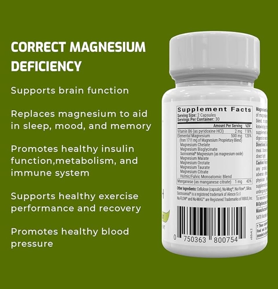 Magnesium Breakthrough 4.0 - 7 Magnesium Forms for Optimal Wellness CaveMan Horizon