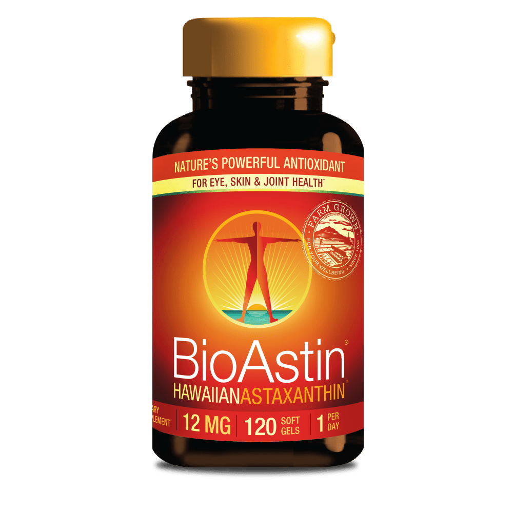 BioAstin Hawaiian Astaxanthin 12mg - 120ct CaveMan Horizon