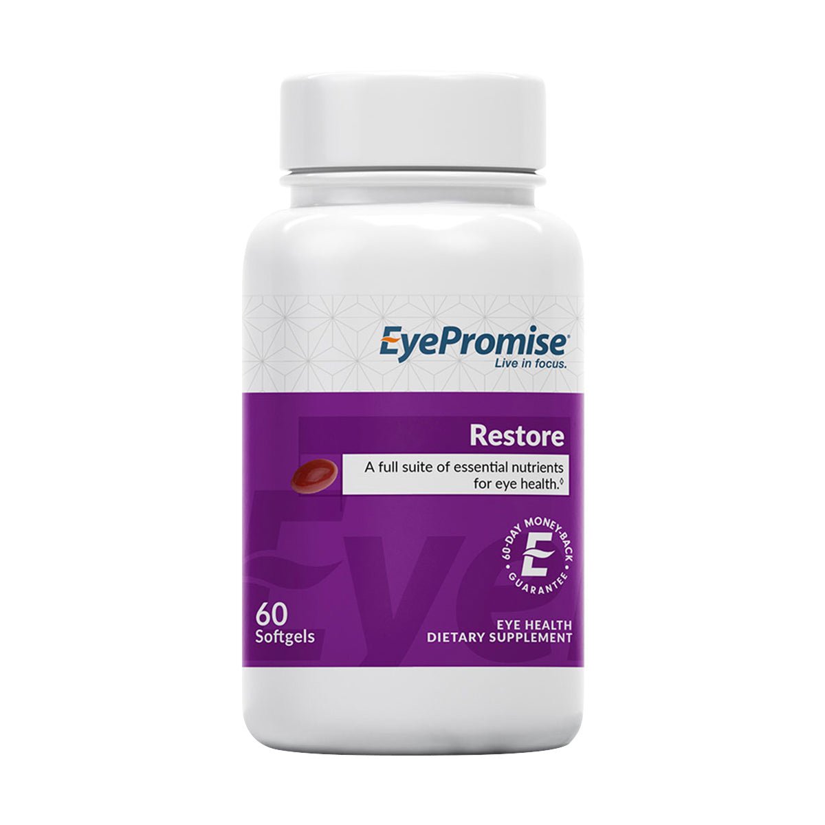 EyePromise® Restore – Vision Support Supplement with Lutein, Zeaxanthin & Antioxidants (60 Capsules)