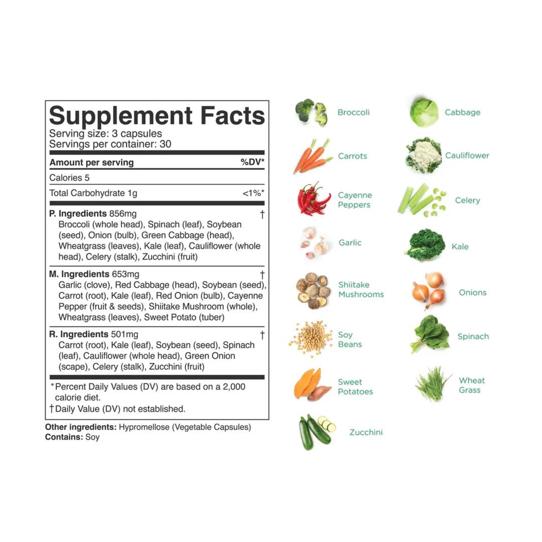 Balance of Nature® Fruits & Veggies – 100% Whole Food Supplement for Immunity, Energy & Vitality (180 Capsules)
