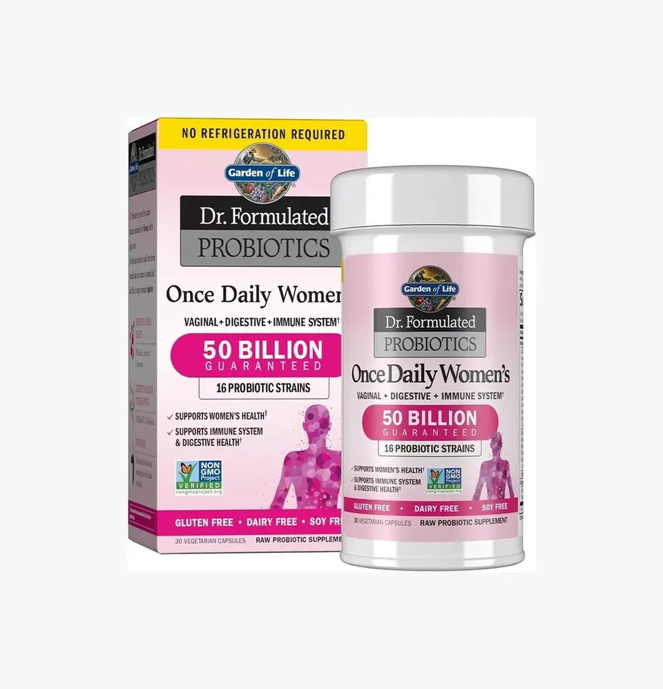 Garden of Life Once Daily Dr. Formulated Probiotics for Women – 50 Billion CFU, Digestive & Immune Support CaveMan Horizon