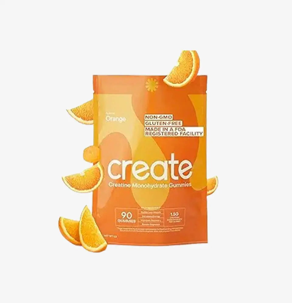 Creatine Gummies for Focus, Strength & Endurance (Vegan, Non-GMO, 1.5g, 90ct) CaveMan Horizon