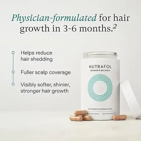 Nutrafol Women’s Balance Hair Growth Supplement for Ages 45+ – Thicker, Fuller Hair