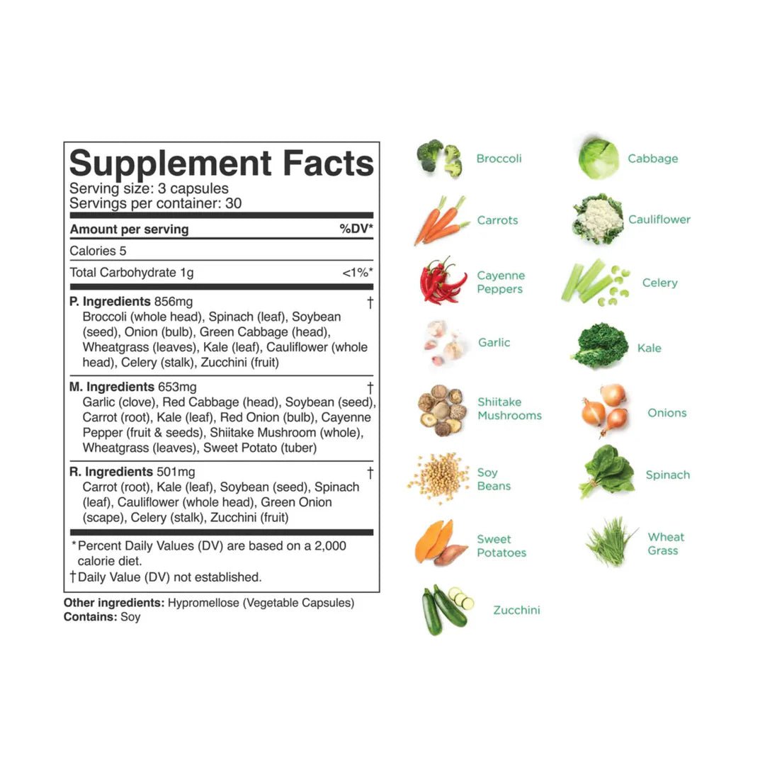 Balance of Nature Fruits & Veggies - Whole Food Supplement (90 Fruit & 90 Veggie Capsules)